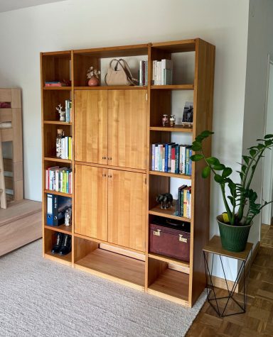 Regalsystem Cubus in Kirschbaum