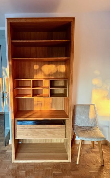 offene Garderobe in Eiche